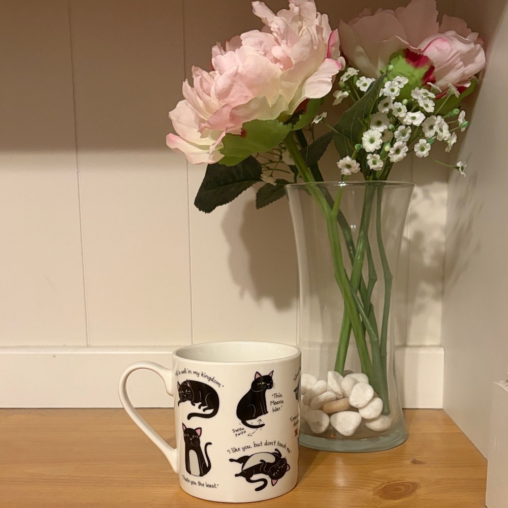Playful Black Cat Mug